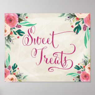 Poster Panneau mariage - Panneau de la barre du désert