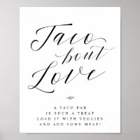 Panneau Mariage Taco Bout Love Taco Bar