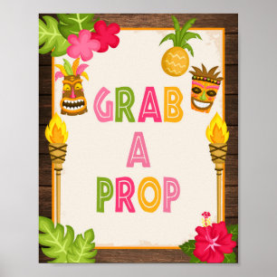 Poster Panneau Prop Luau Grab