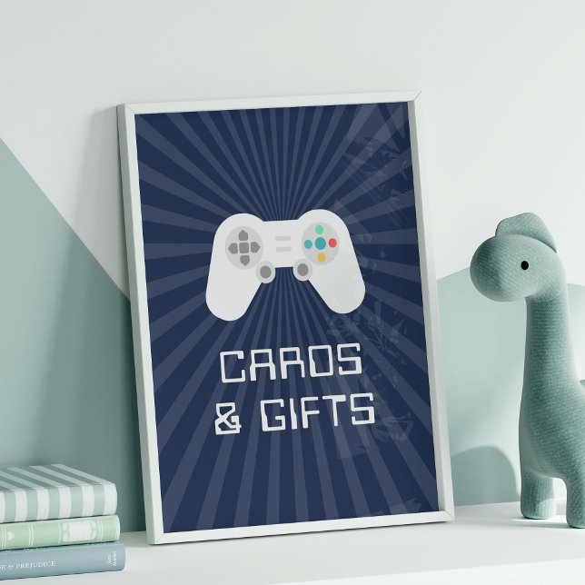 Poster Panneau Retro Gamer Anniversaire de enfant Party C (Créateur téléchargé)