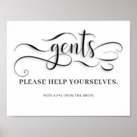 Panneau Salle de bain Mariage Gents
