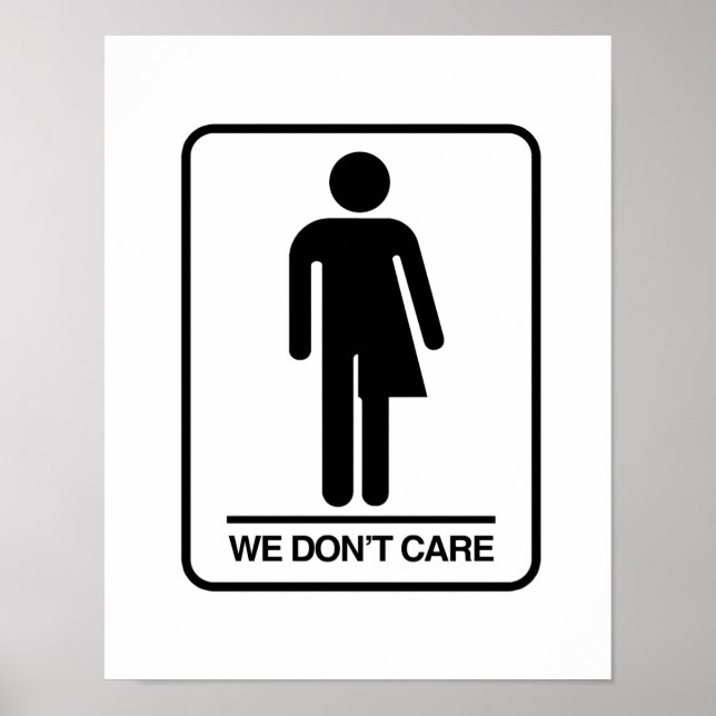 Poster Panneau salle de bain Trans (Devant)