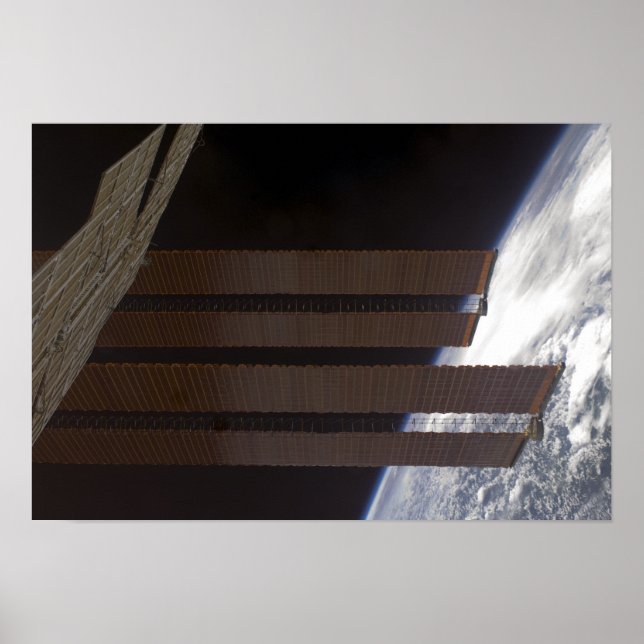 Poster Panneau solaire de la Station spatiale internation (Devant)