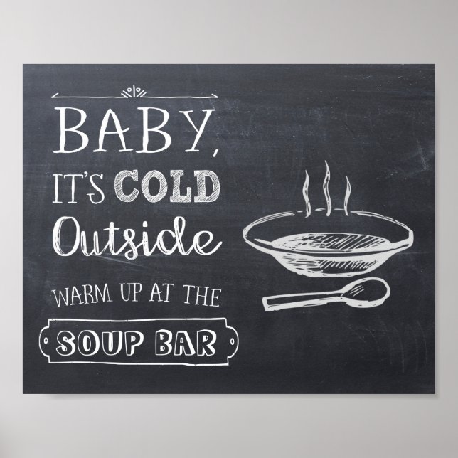 Poster Panneau Soupe (Devant)