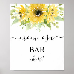 Poster Panneau Sunflower Mimosa Bar