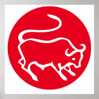 Panneau Taurus Zodiac minimaliste moderne Plain él