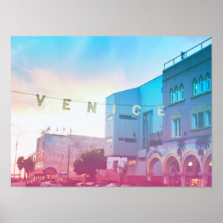 Poster Panneau Venice Beach