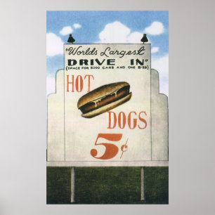 Poster Panneau vintage, Lecteur Le Plus Grand Au Monde Da