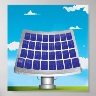 Poster Panneaux solaires