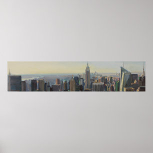 Poster Panorama 2012 de Manhattan
