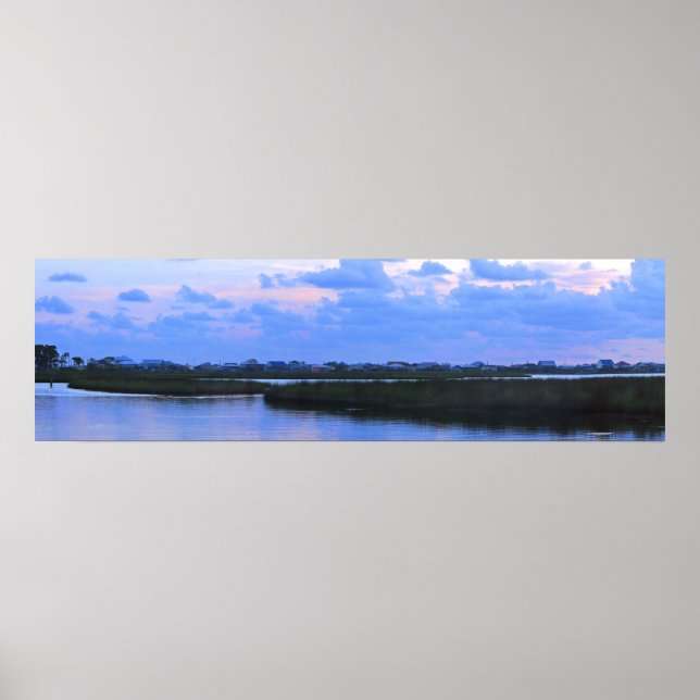 Poster Panorama Bayside de l'île de Dauphin (Devant)