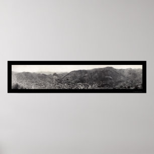Poster Panorama de Bisbee AZ Photo 1909