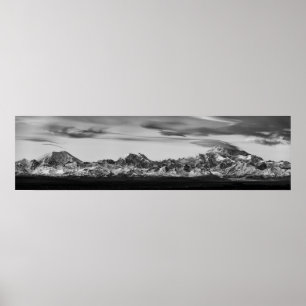 Poster Panorama de chaîne d'Alaska