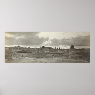 Poster Panorama de Jérusalem