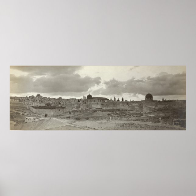 Poster Panorama de Jérusalem (Devant)