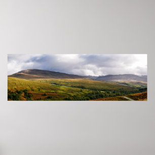 Poster Panorama de l'affiche des Highlands écossais