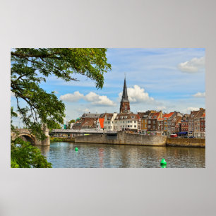 Poster Panorama de Maastricht, Pays-Bas