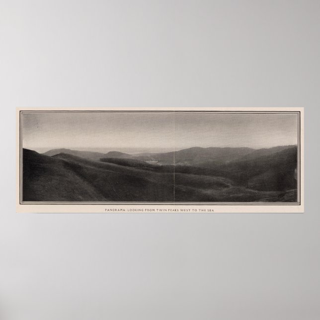 Poster Panorama de Twin Peaks à l'ouest à la mer (Devant)