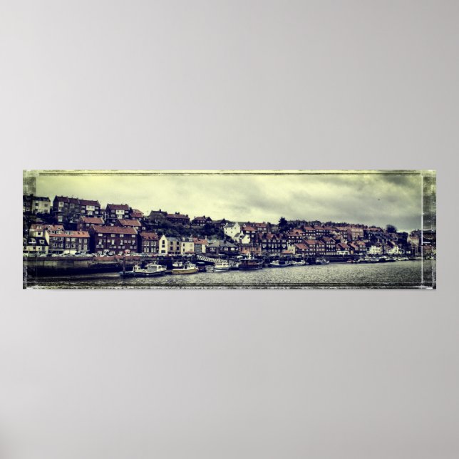 Poster panorama de Whitby (Devant)