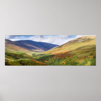 Poster Panorama des Highlands écossais