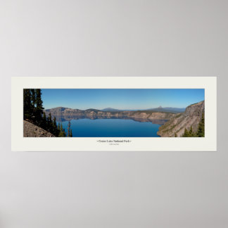 Poster Panorama du lac Crater