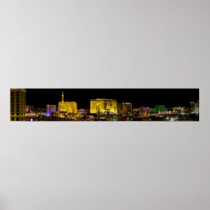 Poster Panorama du Nevada de bande de Las Vegas