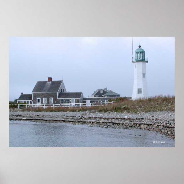 Poster Panorama du phare de Scituate (Devant)