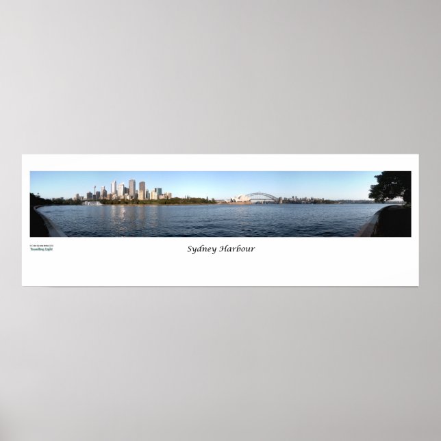 Poster Panorama du port de Sydney (Devant)