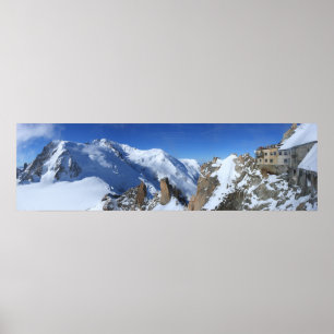 Poster Panorama Mont Blanc France