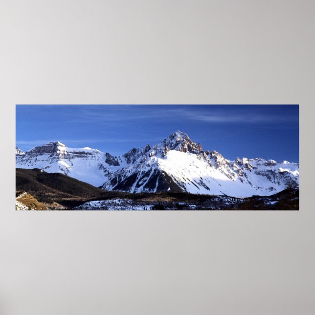 Poster Panorama sur le mont Sneffels (Devant)