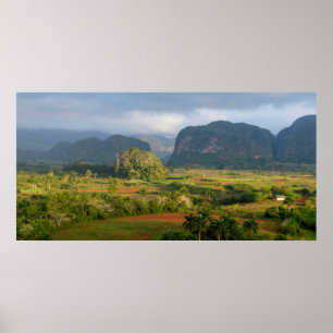Poster Panoramic valley landscape, Cuba