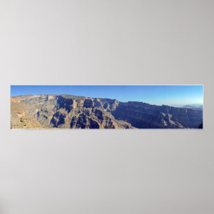 Poster Panoramique de Jebel Shams - Sultanat d'Oman