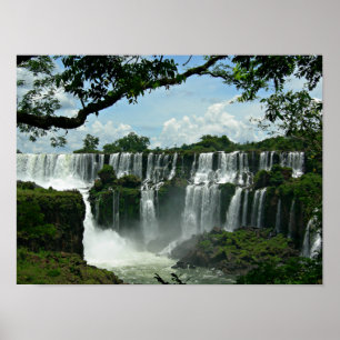 Poster Panoramique Des Chutes D'Iguazu
