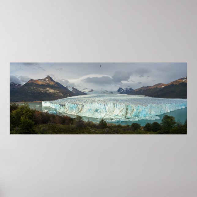 Poster Panoramique du glacier Perito Moreno (Devant)