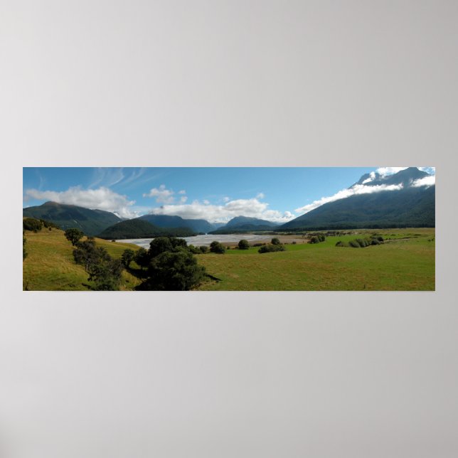 Poster Panoramique néo-zélandaise 2 (Devant)