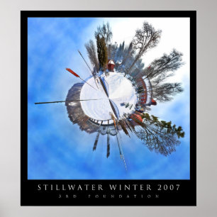 Poster Panoramique polaire d'hiver Stillwater