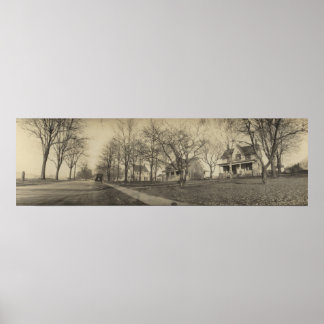 Poster Panoramique vintage W Lakeshore Dr - Kelleys Islan