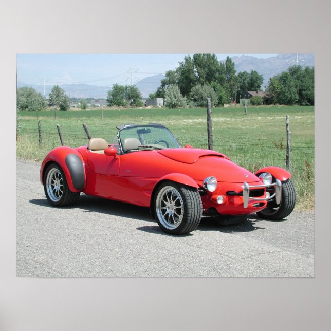 Poster Panoz AIV Roadster (Devant)