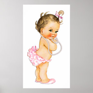 Poster Pantalon à volants pour bébé fille Perles Baby Sho