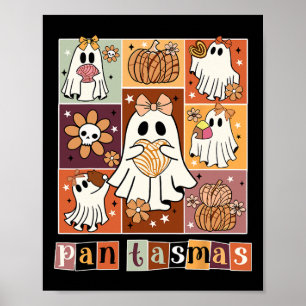 Poster Pantasmas Ghost Éffrayant Conchas drôle Halloween