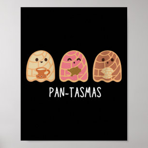 Poster Pantasmas Ghost Funny Éffrayant Conchas Mexicain G