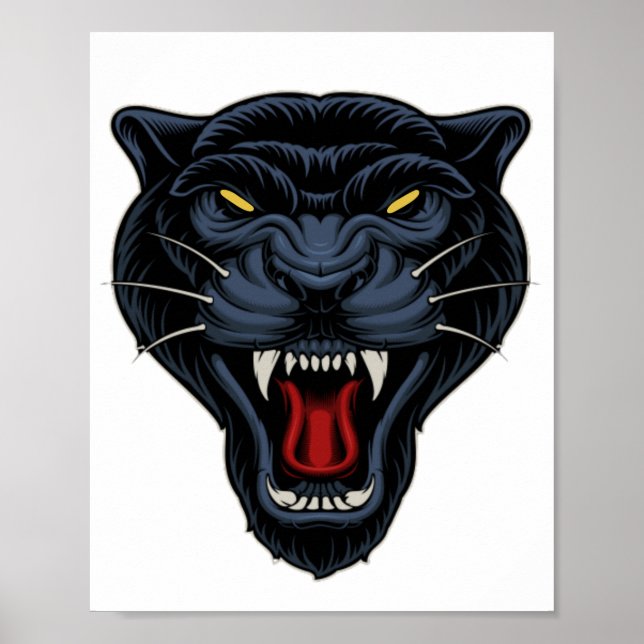 Poster Panther en colère (Devant)