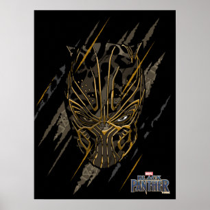 Poster Panthère noire   Erik Killmonger Claw Marks