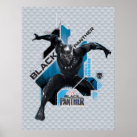 Panthère noire | Graphique de caractères haute tec