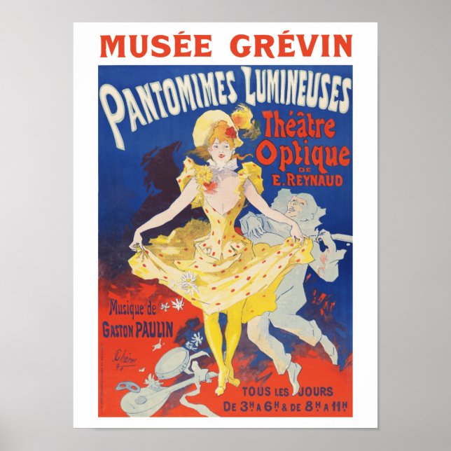 Poster Pantomimes Lumineuses (Devant)