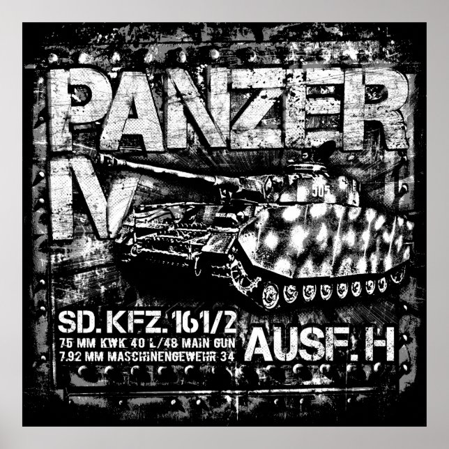 Poster Panzer IV (Devant)