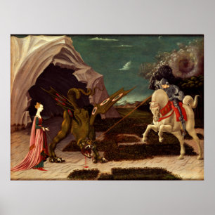 Poster PAOLO UCCELLO - St George et le dragon 1470