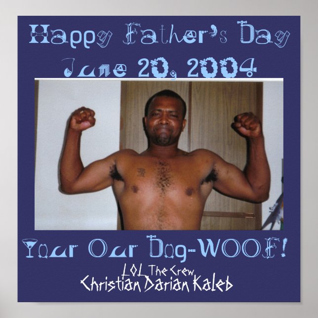 Poster Papa (Devant)