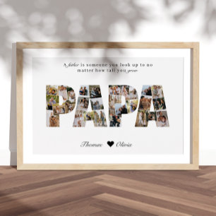 Poster Papa 28 Photo Collage de photos pour papa ou grand