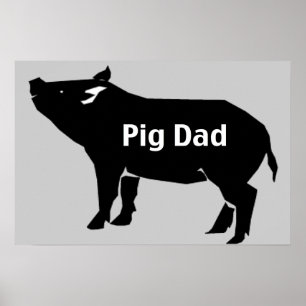 Poster Papa de porc